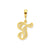 Initial T Charm in 10k Yellow Gold