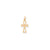 Cross Charm in 10k Yellow Gold