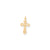 Diamond-Cut CROSS Charm in 10k Yellow Gold