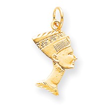 10k Yellow Gold EGYPTIAN HEAD Charm hide-image