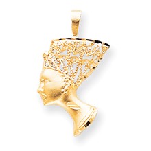 10k Yellow Gold EGYPTIAN HEAD Charm hide-image