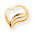 10k Yellow Gold Heart Charm hide-image