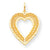 10k Yellow Gold Heart Charm hide-image