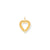 Heart Charm in 10k Yellow Gold