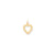 Heart Charm in 10k Yellow Gold