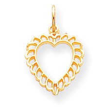 10k Yellow Gold Heart Charm hide-image