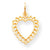 10k Yellow Gold Heart Charm hide-image