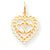 10k Yellow Gold Heart Charm hide-image