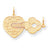 10k Yellow Gold HEART & KEY Charm hide-image