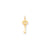 Solid Key Charm in 10k Yellow Gold