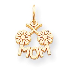 10k Yellow Gold MOM Charm hide-image