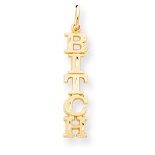 10k Yellow Gold 5-Lettered Talking Charm hide-image