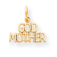 10k Yellow Gold GODMOTHER Charm hide-image