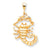 10k Yellow Gold SCORPIO Charm hide-image