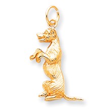 10k Yellow Gold DOG Charm hide-image