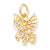 10k Yellow Gold Solid Diamond-cut Eagle Charm hide-image