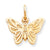 10k Yellow Gold BUTTERFLY Charm hide-image