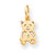 10k Yellow Gold TEDDY BEAR Charm hide-image