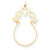 10k Yellow Gold 5 Hearts Charm hide-image