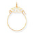 10k Yellow Gold Double Heart Charm hide-image