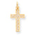 10k Yellow Gold Cross Charm hide-image