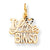 10k Yellow Gold Talking - I Love Bingo Charm hide-image