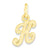 10k Yellow Gold Initial K Charm hide-image