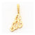 10k Yellow Gold Initial T Charm hide-image