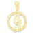 10k Yellow Gold Initial I Charm hide-image