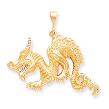 10k Yellow Gold DRAGON Charm hide-image