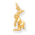 10k Yellow Gold JACK RABBIT Charm hide-image