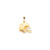 FOOTBALL HELMET Charm in 10k Yellow Gold