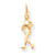 10k Yellow Gold Solid Runner Charm hide-image