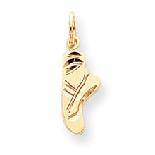 10k Yellow Gold BALLERINA SLIPPER Charm hide-image