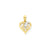 Heart Charm in 10k Yellow Gold