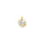 #1 Mother Heart Charm in 10k Yellow Gold