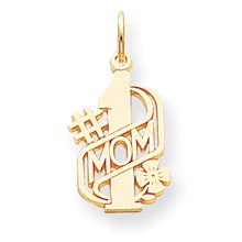 10k Yellow Gold MOM Charm hide-image