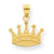 10k Yellow Gold Crown Charm hide-image