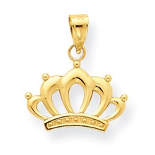 10k Yellow Gold Crown Charm hide-image