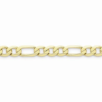 10K Yellow Gold Light Figaro Chain