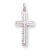 10k White Gold CROSS Charm hide-image