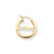 10k Yellow Gold Polished Tube Earrings