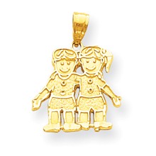 10k Yellow Gold Boy & Girl Charm hide-image