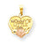 10k Gold Two-Tone Mommy's Little Girl Heart Charm hide-image