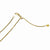 14K Yellow Gold Adjustable Diamond-Cut Wheat Chain