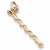 Baton Charm in 10k Yellow Gold hide-image