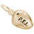 Pei Potato Charm in Yellow Gold Plated