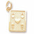 Card Charm in 10k Yellow Gold hide-image