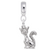 Cat Charm Dangle Bead In Sterling Silver