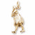 Hula Dancer Charm in 10k Yellow Gold hide-image